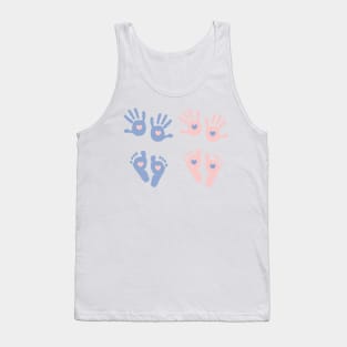 Baby hand and foot print Tank Top